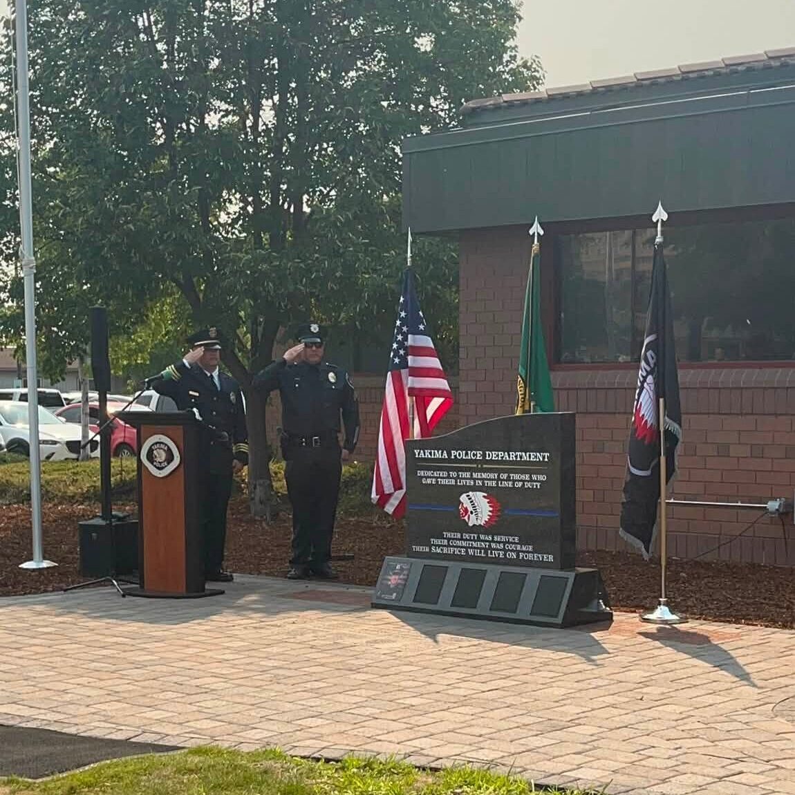 Law Enforcement Memorial Garden Unveiling8